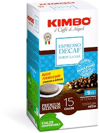 Kimbo Espresso Decaffeinato Cialde Pz 15