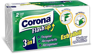 Corona Asciugamani Monouso Flash Up 3in1