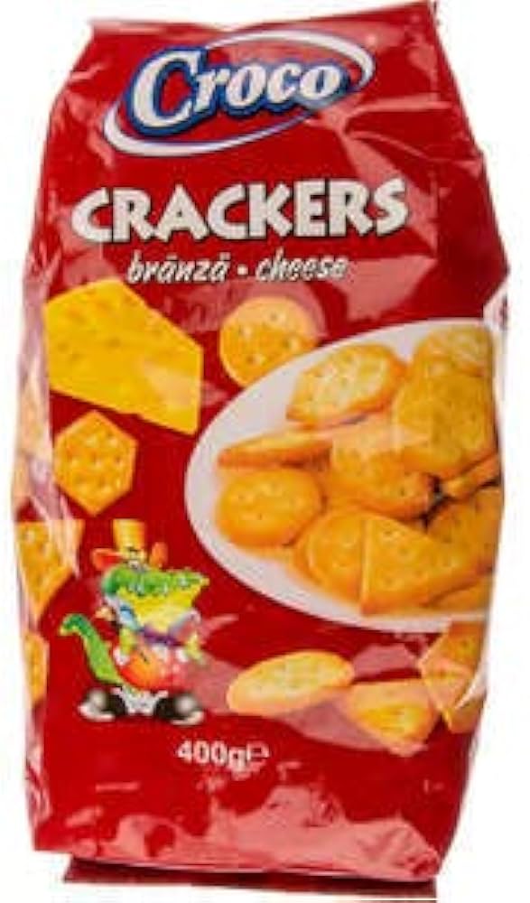 Croco Crackers Formaggio Busta Gr 400