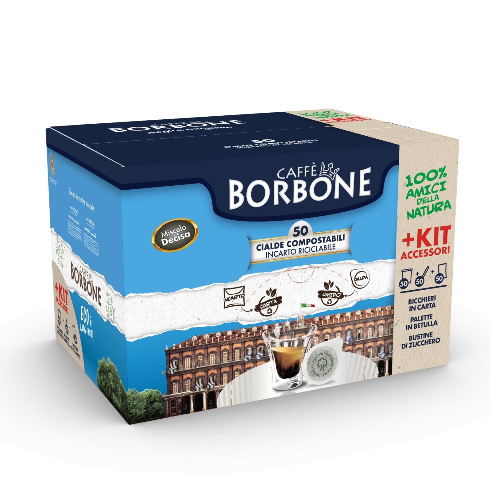 Borbone 50 Cialde Decisa Kit
